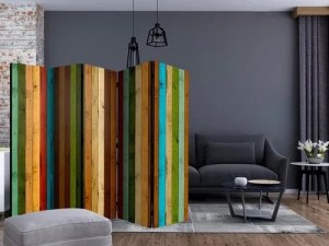 pol - 161309409 ΔΙΑΧΩΡΙΣΤΙΚΟ ΜΕ 5 ΤΜΗΜΑΤΑ - WOODEN RAINBOW II [ROOM DIVIDERS]