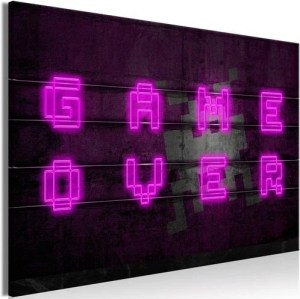 pol-161318539 ΠΙΝΑΚΑΣ - PINK NEON (1 PART) WIDE