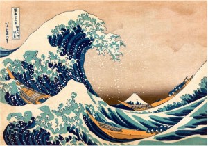 pol-161970839 ΑΥΤΟΚΟΛΛΗΤΗ ΦΩΤΟΤΑΠΕΤΣΑΡΙΑ - HOKUSAI: THE GREAT WAVE OFF KANAGAWA (REPRODUCTION) - 98X70