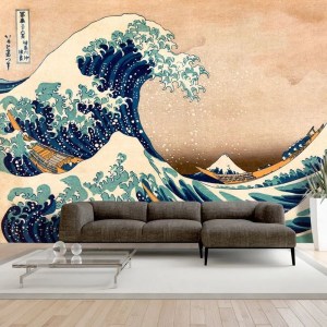 pol-161970859 ΑΥΤΟΚΟΛΛΗΤΗ ΦΩΤΟΤΑΠΕΤΣΑΡΙΑ - HOKUSAI: THE GREAT WAVE OFF KANAGAWA (REPRODUCTION) - 196X140