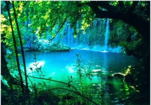 pol-161973509 ΑΥΤΟΚΟΛΛΗΤΗ ΦΩΤΟΤΑΠΕΤΣΑΡΙΑ - KURSUNLU WATERFALLS (ANTALYA, TURKEY) - 245X175