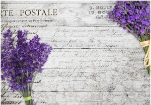 pol-161973849 ΑΥΤΟΚΟΛΛΗΤΗ ΦΩΤΟΤΑΠΕΤΣΑΡΙΑ - LAVENDER POSTCARD - 343X245