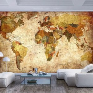 pol-161982439 ΑΥΤΟΚΟΛΛΗΤΗ ΦΩΤΟΤΑΠΕΤΣΑΡΙΑ - OLD WORLD MAP - 294X210