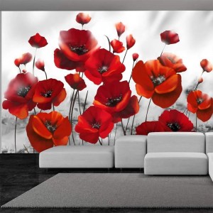 pol-161986779 ΑΥΤΟΚΟΛΛΗΤΗ ΦΩΤΟΤΑΠΕΤΣΑΡΙΑ - POPPIES IN THE MOONLIGHT - 245X175