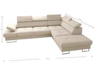 pol - 162524049 ΓΩΝΙΑΚΟΣ ΚΑΝΑΠΕΣ GELITO-EKROU-ΔΕΞΙΑ