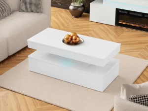 pol - 162716169 ΤΡΑΠΕΖΑΚΙ ΣΑΛΟΝΙΟΥ GLOSSA 2D ΜΕ LED-LEUKO-LEUKO GUALISTERO