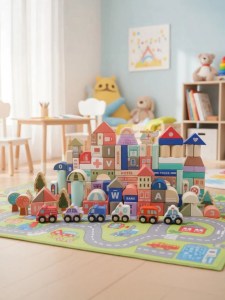 pol - 162782469 ΠΑΙΔΙΚΟ ΣΕΤ ΜΕ ΤΟΥΒΛΑΚΙΑ JOYLAND CITY BLOCKS