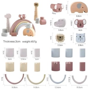 pol - 162782479 ΠΑΙΔΙΚΟ ΣΕΤ ΜΕ ΤΟΥΒΛΑΚΙΑ JOYLAND ANIMAL BLOCKS