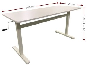 pol - 162813049 ΓΡΑΦΕΙΟ ADAPT PLUS ΜΕ ΡΥΘΜΙΖΟΜΕΝΟ ΥΨΟΣ