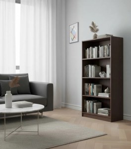 pol-162843709 ΒΙΒΛΙΟΘΗΚΗ ELIOT 4S-WENGE