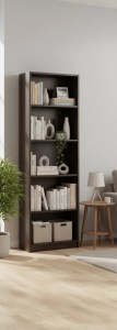pol-162843749 ΒΙΒΛΙΟΘΗΚΗ ELIOT 5S-WENGE