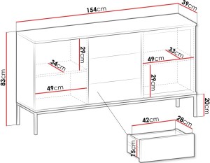 pol-163053919 ΜΠΟΥΦΕΣ SENTO KSZ154-ΦΥΣΙΚΟ - ΜΑΥΡΟ