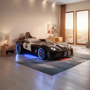 pol - 163060669 ΠΑΙΔΙΚΟ ΚΡΕΒΑΤΙ POLICE RACER LED