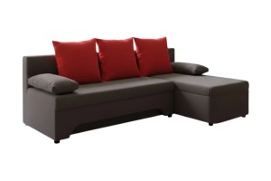 pol-16678759 ΓΩΝΙΑΚΟΣ ΚΑΝΑΠΕΣ LAMOR-ΓΚΡΙ - ΚΟΚΚΙΝΟ