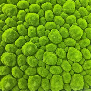 sg-0002-7 SUPERGREENS ΤΕΧΝΗΤΗ ΦΥΛΛΩΣΙΑ MOSS ″3D BUN″ ΠΡΑΣΙΝΗ 100X100 ΕΚ.