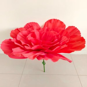 sg-0612-7 SUPERGREENS ΤΕΧΝΗΤΟ ΑΥΤΟΝΟΜΟ ΑΝΘΟΣ GIGA ΤΡΙΑΝΤΑΦΥΛΛΟ ″IMPERIAL″ D100 ΚΟΚΚΙΝΟ 100 ΕΚ.