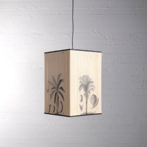 sg-0620-3 SUPERGREENS ΦΩΤΙΣΤΙΚΟ ΟΡΟΦΗΣ BAMBOO ″PALM″ ΕΚΡΟΥ 41X41X64 ΕΚ.