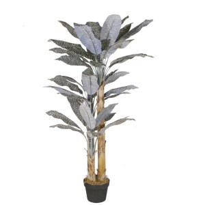 sg-0630-6 SUPERGREENS ΤΕΧΝΗΤΟ ΔΕΝΤΡΟ ΜΠΑΝΑΝΙΑ ΖΕΒΡΑ ΑΣΠΡΟΜΑΥΡΟ 240 ΕΚ.