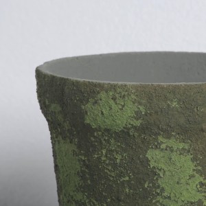 sg-1480-8 SUPERGREENS ΓΛΑΣΤΡΑ ΤΣΙΜΕΝΤΕΝΙΑ ΣΤΡΟΓΓΥΛΗ ″MOSSY″ ΠΡΑΣΙΝΗ 26X26X23.5 ΕΚ.
