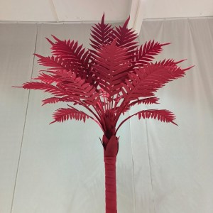 sg-1521-6 SUPERGREENS ΤΕΧΝΗΤΟ ΔΕΝΤΡΟ EVA ΚΟΚΟΦΟΙΝΙΚΑΣ ″AURELIA PALM″ ΚΟΚΚΙΝΟ 280 ΕΚ.
