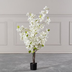 sg-1601-6 SUPERGREENS ΤΕΧΝΗΤΟ ΔΕΝΤΡΟ ΒΟΥΚΑΜΒΙΛΙΑ ″SPECTABILIS″ ΛΕΥΚΟ 55X55X120 ΕΚ.