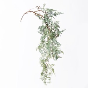 sg-2561-7 SUPERGREENS ΤΕΧΝΗΤΗ KΡΕΜΑΣΤΗ ΦΤΕΡΗ CINNAMON ΠΡΑΣΙΝΗ ΣΚΟΥΡΗ 105 ΕΚ.