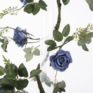 sg-2881-7 SUPERGREENS ΤΕΧΝΗΤΗ ΓΙΡΛΑΝΤΑ ΤΡΙΑΝΤΑΦΥΛΛΟ GARDEN ΜΠΛΕ 240 ΕΚ.