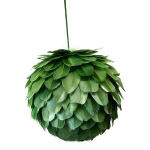 sg-3100-21 SUPERGREENS ΧΡΙΣΤΟΥΓΕΝΝΙΑΤΙΚΟ ΣΤΟΛΙΔΙ ΜΠΑΛΑ ΜΕ ΦΤΕΡΑ ΠΡΑΣΙΝΗ Ø17 ΕΚ.