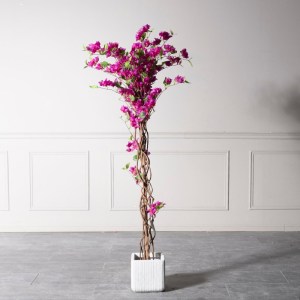 sg-3221-6 SUPERGREENS ΤΕΧΝΗΤΟ ΔΕΝΤΡΟ ΒΟΥΚΑΜΒΙΛΙΑ NATURAL ΜΩΒ 180 ΕΚ.