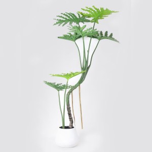 sg-3721-6 SUPERGREENS ΤΕΧΝΗΤΟ ΦΥΤΟ ΦΙΛΟΔΕΝΔΡΟ ″STARDUX″ ΠΡΑΣΙΝΟ 130 ΕΚ.