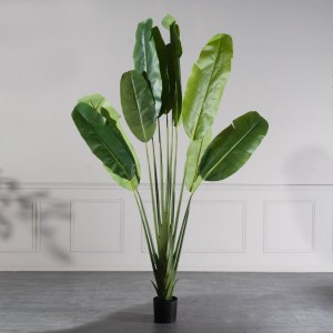 sg-3890-6 SUPERGREENS ΤΕΧΝΗΤΟ ΔΕΝΤΡΟ ΠΟΥΛΙ ΤΟΥ ΠΑΡΑΔΕΙΣΟΥ ″STRELITZIA RAVENALA″ ΠΡΑΣΙΝΟ 250 ΕΚ.