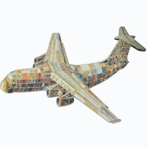 sg-4300-5 SUPERGREENS ΠΙΝΑΚΑΣ “VINTAGE AIRPLANE” ΞΥΛΙΝΟΣ 307X125 ΕΚ.