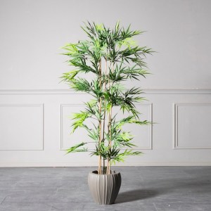 sg-4521-6 SUPERGREENS UV ΤΕΧΝΗΤΟ ΔΕΝΤΡΟ ΜΠΑΜΠΟΥ LUCKY ΠΡΑΣΙΝΟ 160 ΕΚ.
