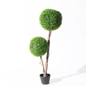 sg-4680-6 SUPERGREENS ΤΕΧΝΗΤΟ ΔΕΝΤΡΟ ΠΥΞΑΡΙ ΔΙΠΛΟ ΠΡΑΣΙΝΟ 120 ΕΚ.