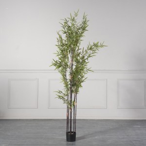 sg-5001-6 SUPERGREENS ΤΕΧΝΗΤΟ ΔΕΝΤΡΟ ΜΠΑΜΠΟΥ ″NIGRA″ ΠΡΑΣΙΝΟ 180 ΕΚ.