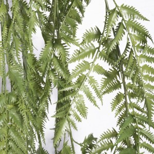 sg-5491-7 SUPERGREENS ΤΕΧΝΗΤΗ ΚΡΕΜΑΣΤΗ ΦΤΕΡΗ CINNAMON ″AZORA″ ΠΡΑΣΙΝΗ 150 ΕΚ.