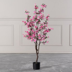 sg-5501-6 SUPERGREENS ΤΕΧΝΗΤΟ ΔΕΝΤΡΟ ΑΖΑΛΕΑ ″RHODODENDRON″ ΡΟΖ 50X50X130 ΕΚ.