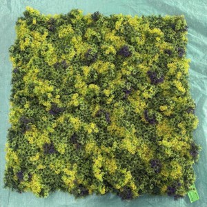 sg-6102-7 SUPERGREENS ΤΕΧΝΗΤΗ ΦΥΛΛΩΣΙΑ MOSS ″VERDE DORATO″ ΠΡΑΣΙΝΗ 100X100 ΕΚ.