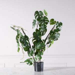 sg-6161-7 SUPERGREENS ΤΕΧΝΗΤΟ ΦΥΤΟ ΜΟΝΣΤΕΡΑ ″MINIMA″ VINING ΠΡΑΣΙΝΟ 75 ΕΚ.