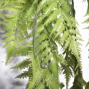 sg-6491-7 SUPERGREENS ΤΕΧΝΗΤΗ ΚΡΕΜΑΣΤΗ ΦΤΕΡΗ CINNAMON ″CLODION″ ΚΑΦΕ 150 ΕΚ.