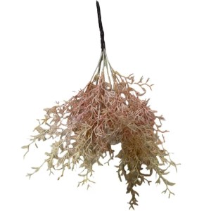 sg-6612-7 SUPERGREENS ΤΕΧΝΗΤΗ ΧΩΝΕΥΤΗ ΦΤΕΡΗ STAGHORN ″VELVET HORN″ ΡΟΖ 40 ΕΚ.