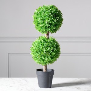 sg-6740-6 SUPERGREENS ΤΕΧΝΗΤΟ ΦΥΤΟ ΠΥΞΑΡΙ ΔΙΠΛΟ ΠΡΑΣΙΝΟ 60 ΕΚ.