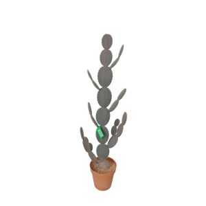 sg-6921-6 SUPERGREENS ΤΕΧΝΗΤΟ ΦΥΤΟ ΚΑΚΤΟΣ ″BLUSH SPIRE″ ΡΟΖ 130 ΕΚ.