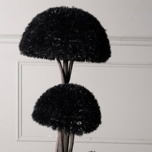 sg-7121-6 SUPERGREENS UV ΤΕΧΝΗΤΟ ΔΕΝΤΡΟ ΜΠΟΝΣΑΙ MOSS MUSHROOM ΤΡΙΠΛΟ ΜΑΥΡΟ 120 ΕΚ.