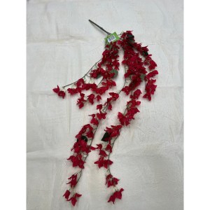 sg-7302-7 SUPERGREENS ΤΕΧΝΗΤΗ ΚΡΕΜΑΣΤΗ ΒΟΥΚΑΜΒΙΛΙΑ ″AMARA″ ΚΟΚΚΙΝΟ 130 ΕΚ.