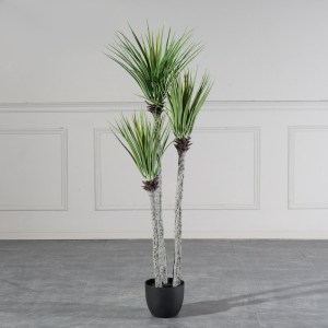 sg-7601-6 SUPERGREENS ΤΕΧΝΗΤΟ ΔΕΝΤΡΟ ΓΙΟΥΚΑ ΜΕ ΤΡΙΠΛΟ ΚΟΡΜΟ ΠΡΑΣΙΝΟ 150 ΕΚ.