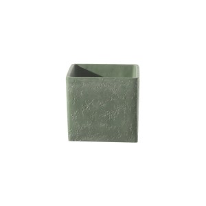 sg-7680-8 SUPERGREENS ΚΑΣΠΩ ΤΣΙΜΕΝΤΕΝΙΟ ΤΕΤΡΑΓΩΝΟ ″JIMMY″ ΑΝΟΙΧΤΟ ΠΡΑΣΙΝΟ 17X17X16.5 ΕΚ.