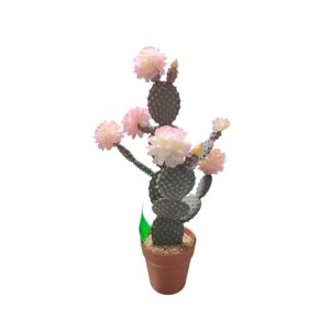 sg-7921-6 SUPERGREENS ΤΕΧΝΗΤΟ ΦΥΤΟ ΚΑΚΤΟΣ ″PINK AURA″ ΡΟΖ 57 ΕΚ.