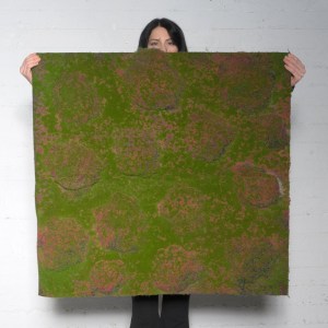 sg-7971-7 SUPERGREENS ΤΕΧΝΗΤΗ ΦΥΛΛΩΣΙΑ MOSS ″PEBBLE″ ΠΡΑΣΙΝΗ 100X100 ΕΚ.