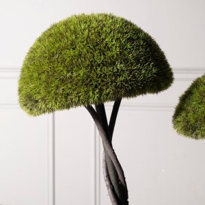 sg-8121-6 SUPERGREENS UV ΤΕΧΝΗΤΟ ΔΕΝΤΡΟ ΜΠΟΝΣΑΙ MOSS MUSHROOM ΤΡΙΠΛΟ ΠΡΑΣΙΝΟ 120 ΕΚ.